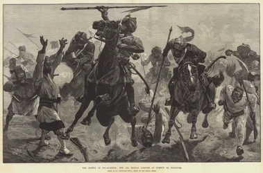 The Battle of Tel-el-Kebir, the 13th Bengal Lancers in Pursuit of Fugitives